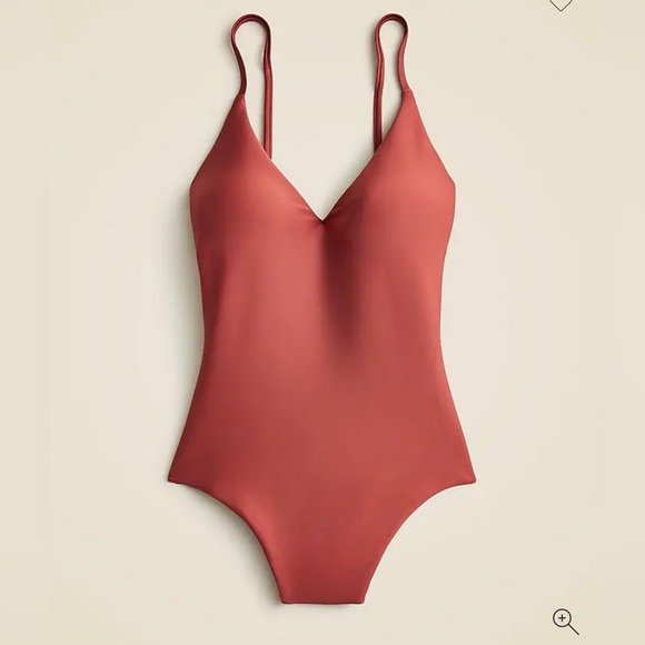 J. Crew Lana one-piece Classic Sculpt in Carolina Clay size 14 - Picture 7 of 7